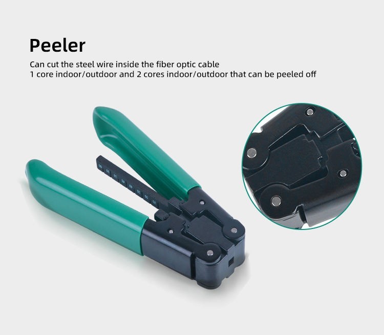 Cold Splicing Tools Leather Cable Stripper Fiber Optic Stripping Pliers Leather