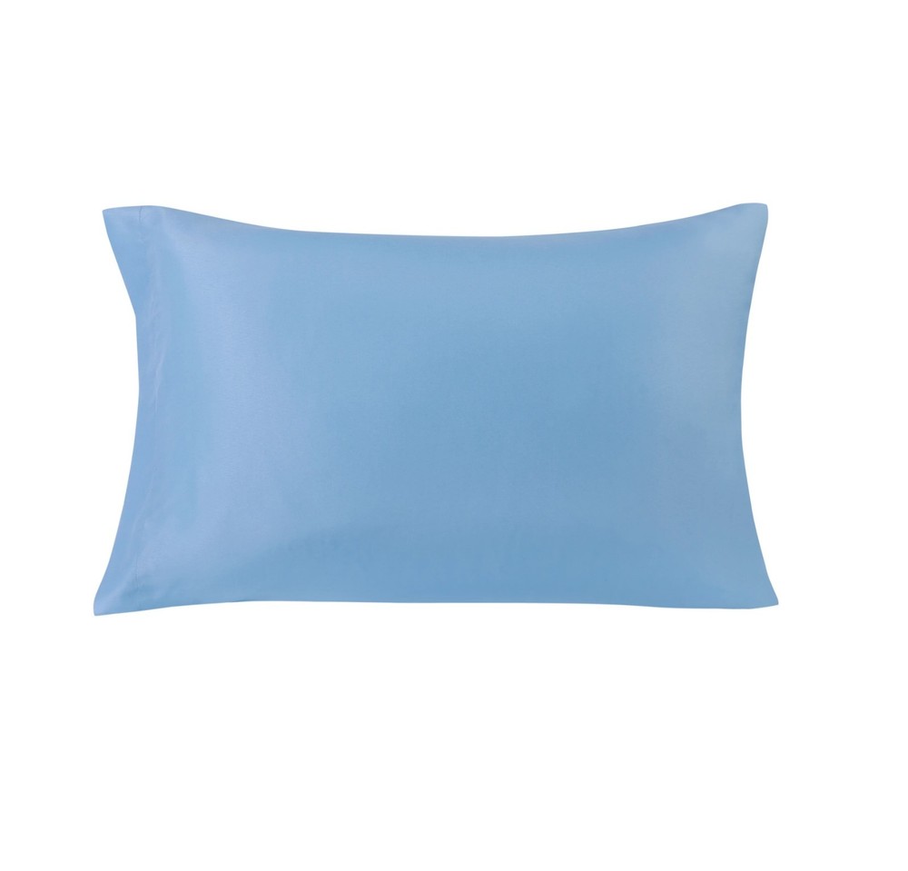 Mainstays Basic Value Microfiber Bed Sheet Set, Light Blue, Twin, 3 Piece