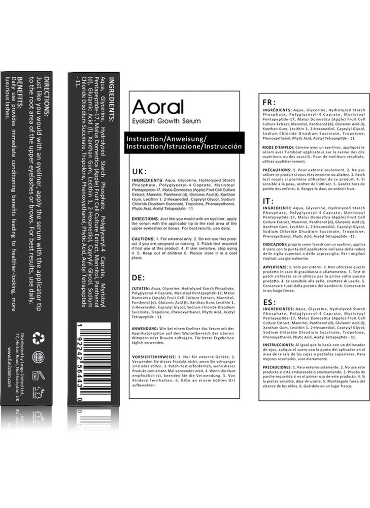 Aoral Eyelash Growth Serum