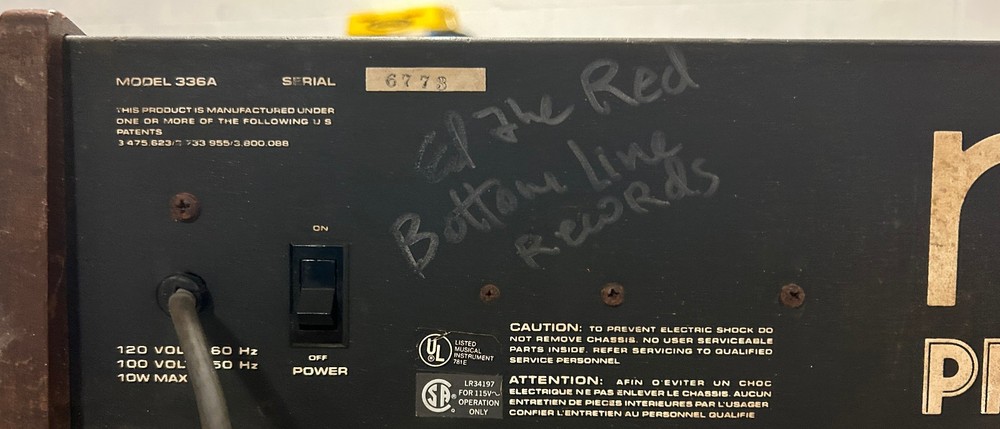 MOOG Prodigy (Classic Analog Synth) (Previously owned by BOTTOM LINE RECORDS)