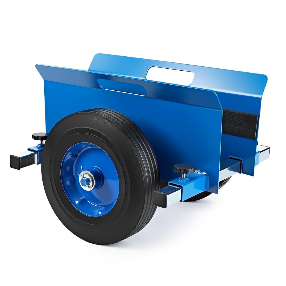 Heavy Duty Panel Dolly 1100LBS Capacity Door Cart with 10" Solid Rubber Wheel...
