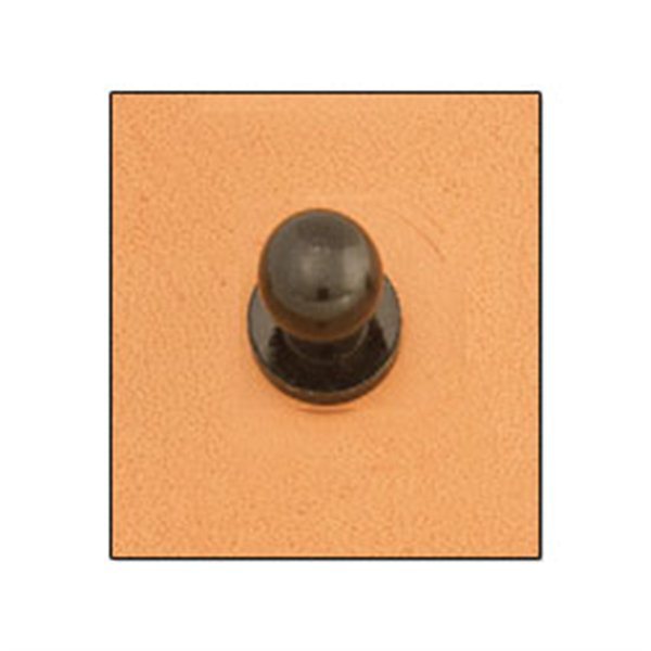 Button Stud 7mm Screwback Black Tandy Leather 11309-17