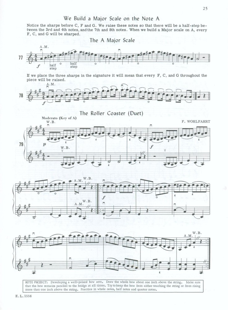 Vintage Belwin Applebaum String Builder Violin Book 3 Third Position Double Stop