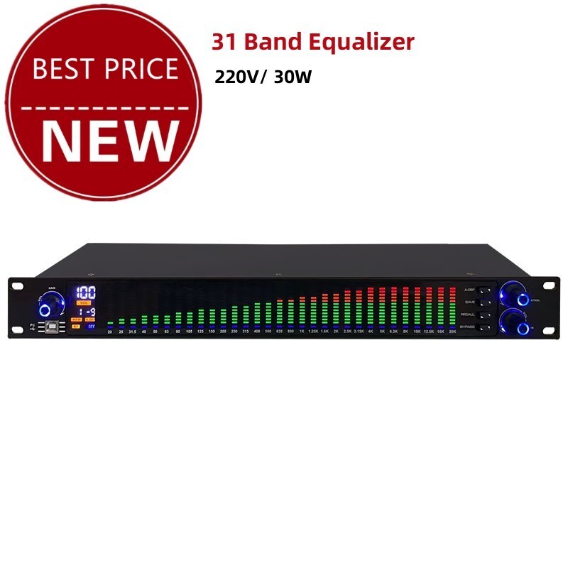31 Band Equalizer Professional Audio Equalizer Graphic Equalizer 30W EQ-777S ty2