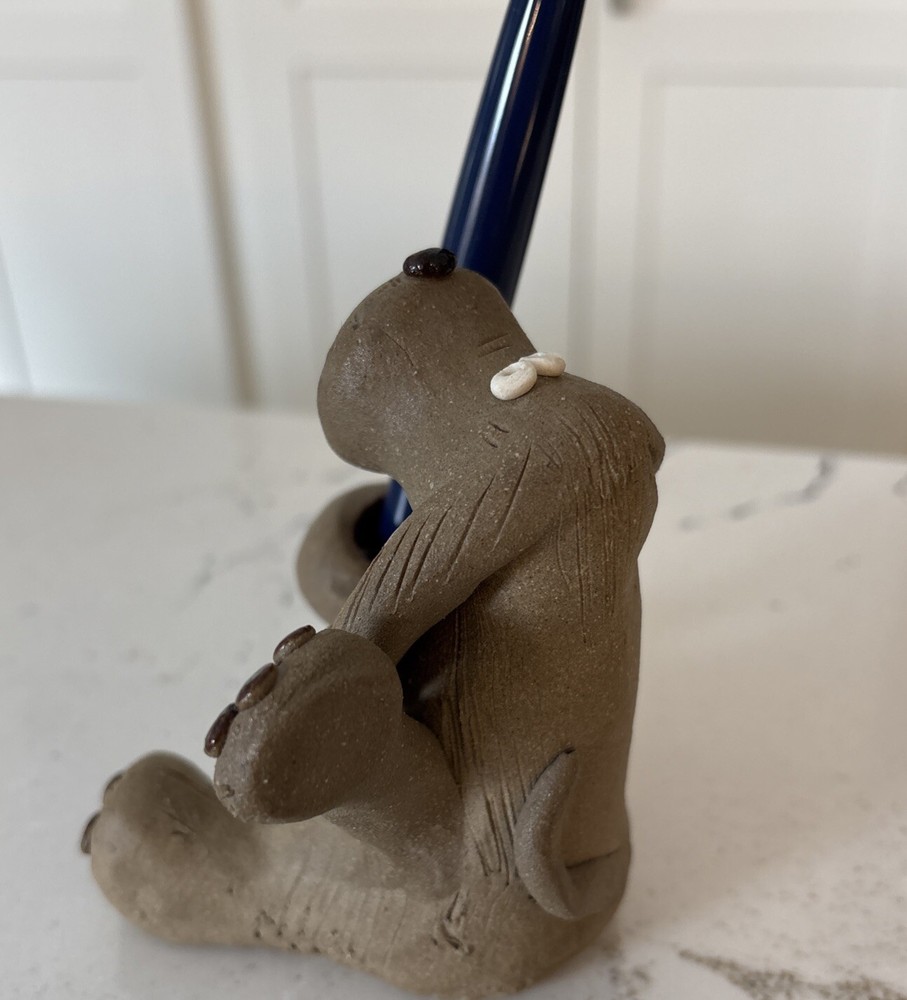 Nancy Eckland Puppy Toothbrush Or Pen Holder