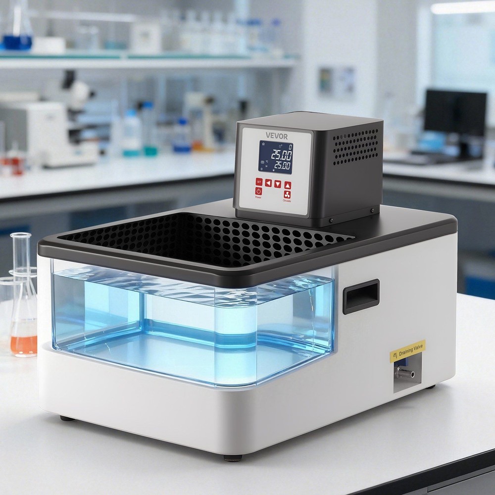 Precision Oil Bath 6L, 100°C, 0.01°C Control, for Bio & Physics Labs