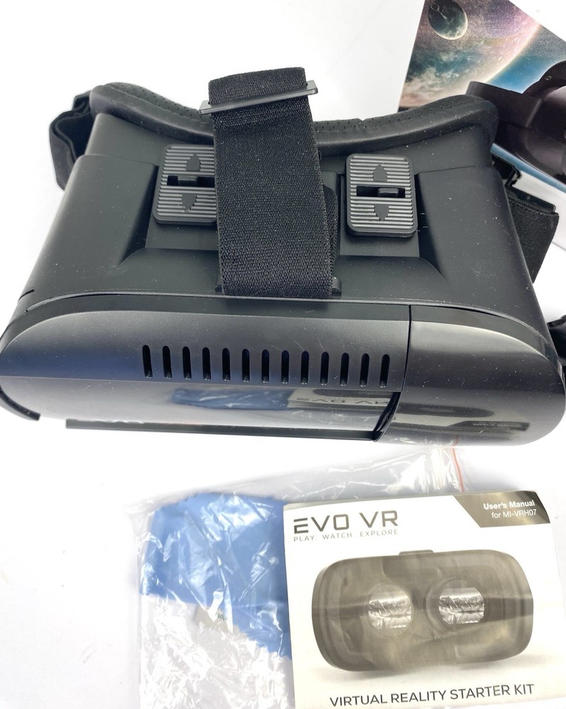 EVO Virtual Reality Smartphone VR Headset Starter Kit 360 Degrees Bluetooth