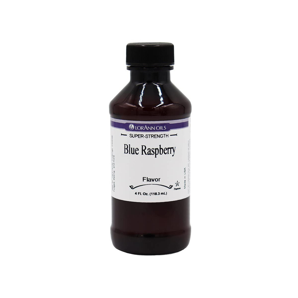 Lorann Blue Raspberry SS Flavor, 4 Ounce Bottle
