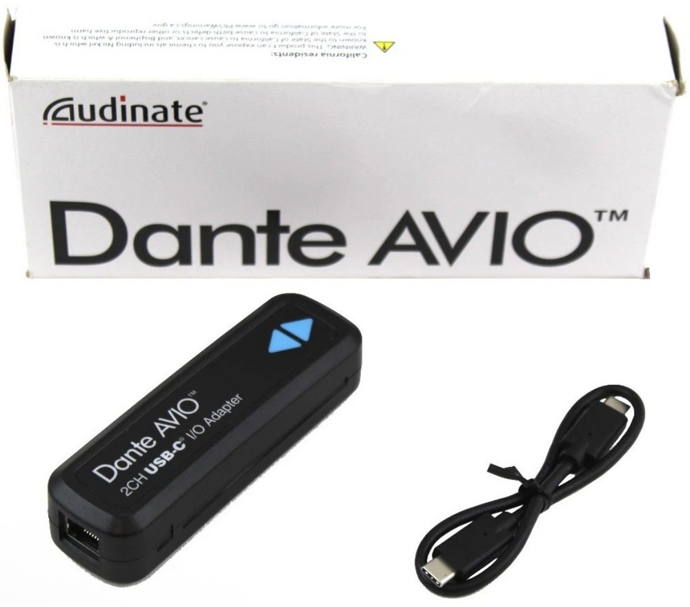 Audinate Dante AVIO 2 Channel USB-C Adapter