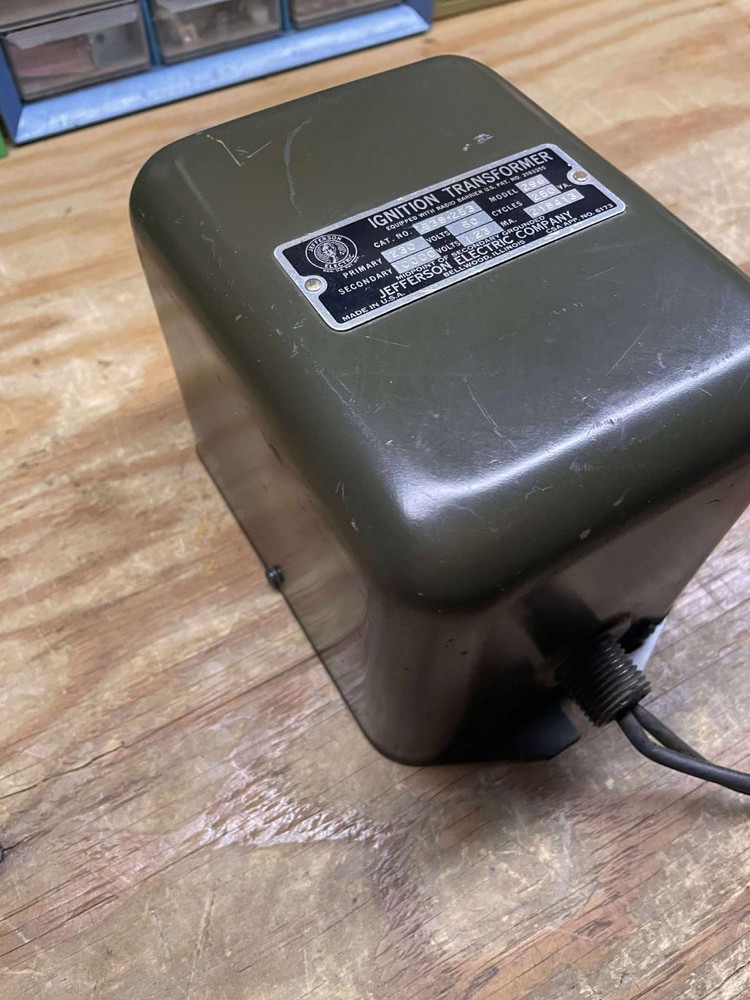 Jefferson Electric ignition transformer Model 638-253 UNTESTED AS-IS MAKE OFFER