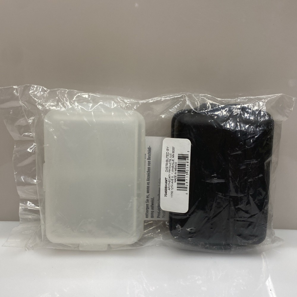 Solid Medication Dispensing, Black & White, 2 Count
