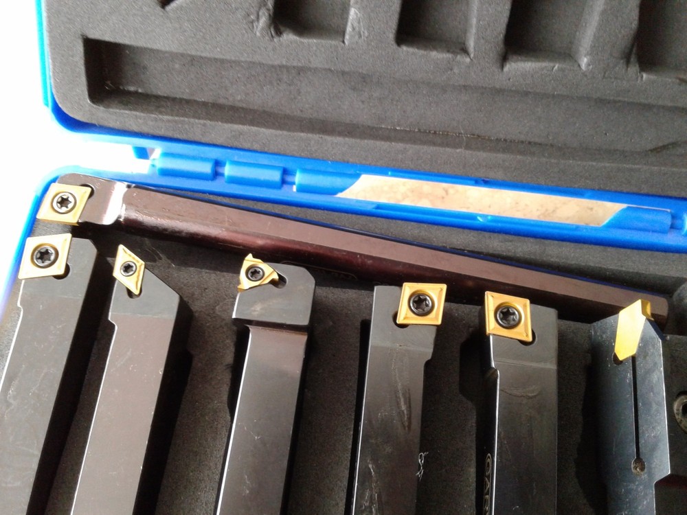 1/2" Indexable Turning, Parting, Threading, Boring Tool 7pcs set #1004-IDX-GV12