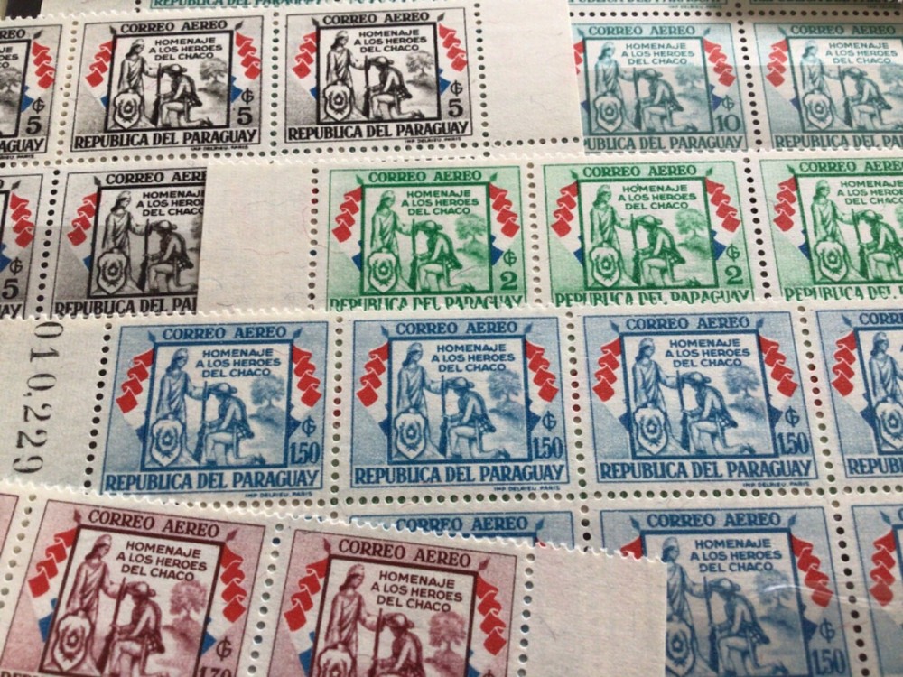 Paraguay mint never hinged stamps A16409