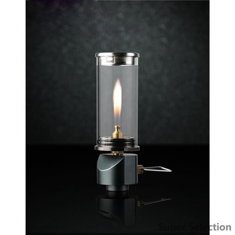 Portable Gas Lantern Windproof Adjustable Flame Ultralight For Camping Hiking