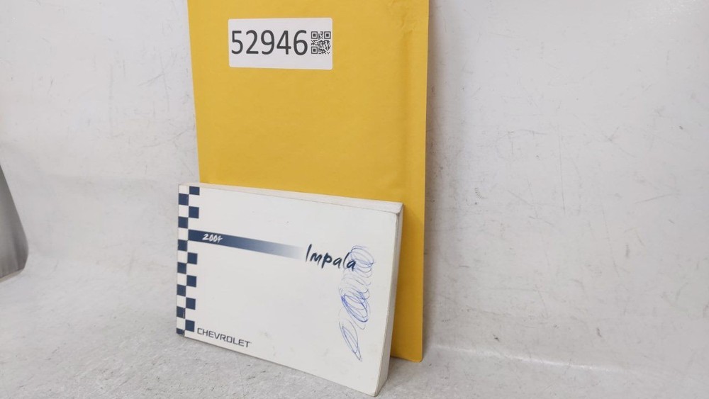 2004 Chevrolet Impala Owners Manual UO2GR