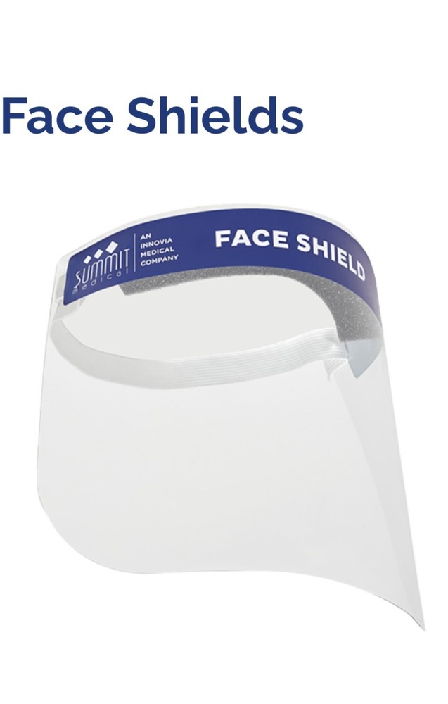 20-Pack Summit Medical Face Shields