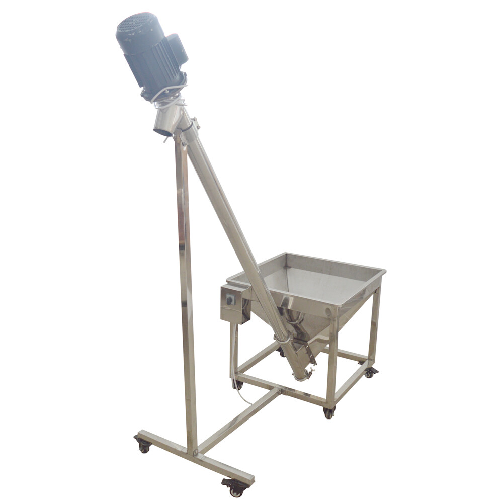 Spring Granule Conveying Feeder 220V Screw Loader Hopper Feeding Machine