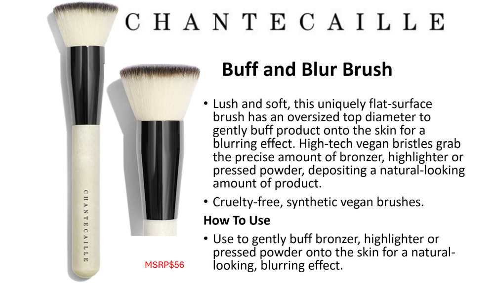 Chantecaille Buff And Blur Brush New with Tag 100% authentic