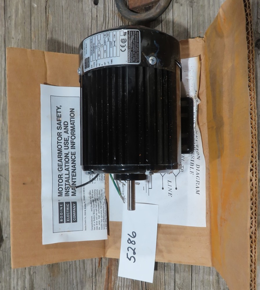 1/6 hp Bodine Electric Motor