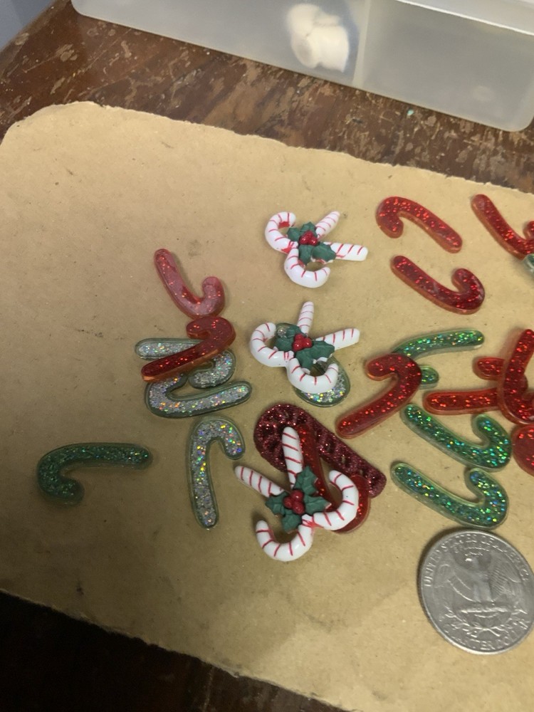 Crafts Candy Cane Embellishments