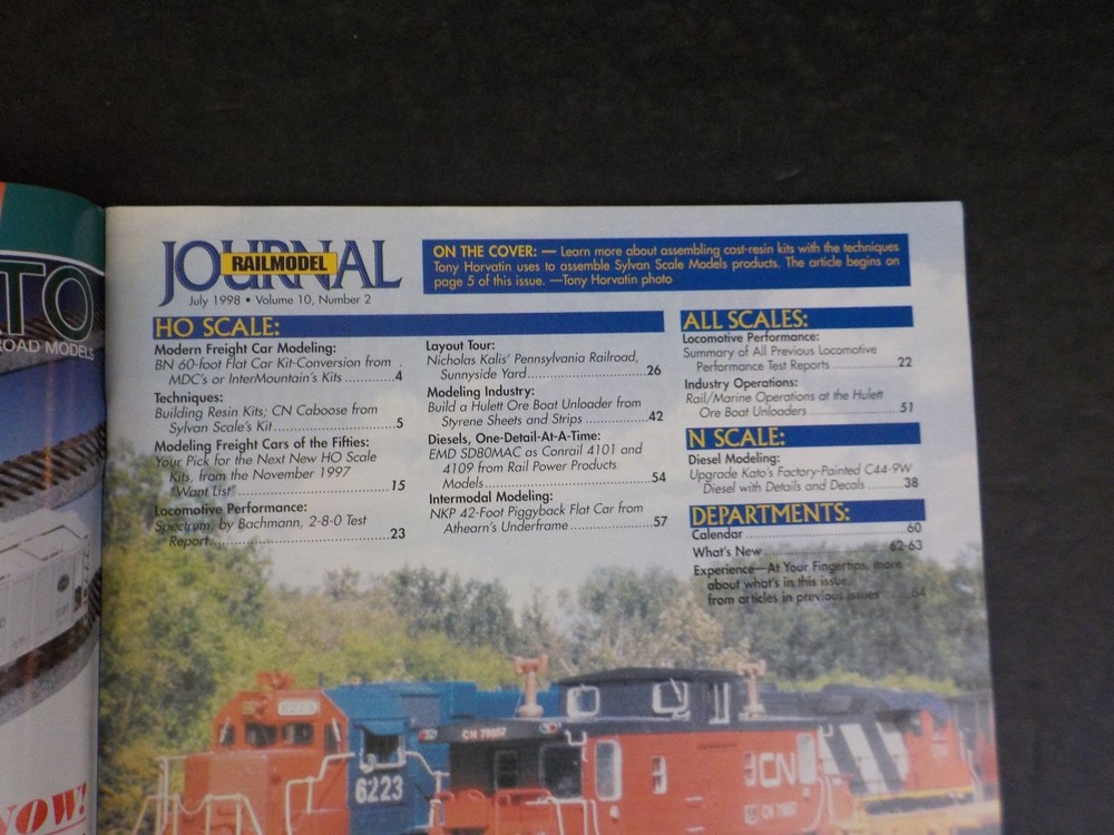 Railmodel Journal 1998 July RMJ Modeling from the Prototype