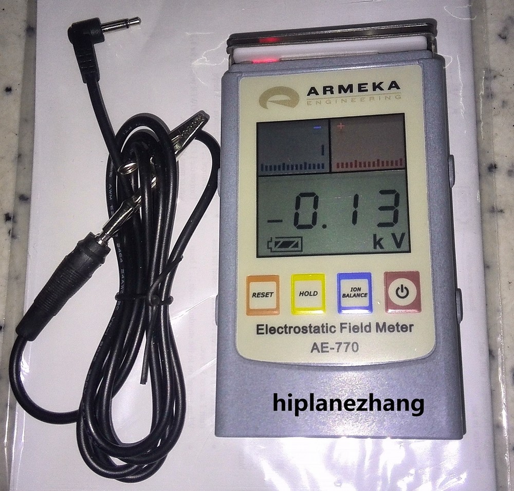 Electrostatic Fieldmeter Static & Ion Balance Voltage Test Meter Distance 25MM
