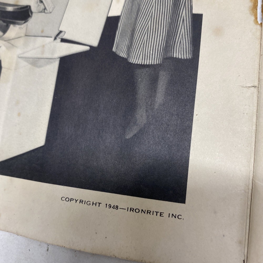 Ironrite Inc. Manual 1948 DAW-06