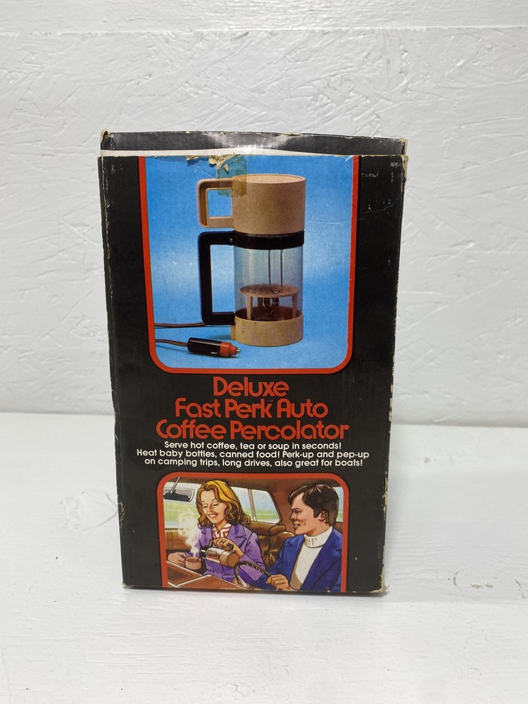 VINTAGE DELUXE FAST PERK AUTO COFFEE -COMPLETE -ORIGINAL BOX