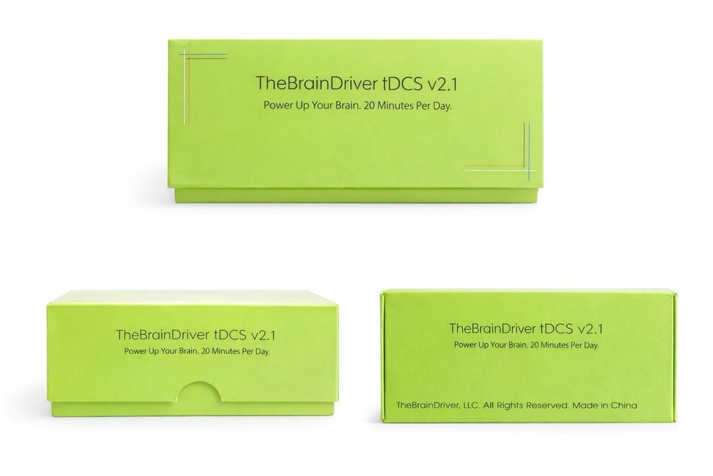 TheBrainDriver tDCS v2.1 Stimulation Device Kit for Head, Electrotherapy