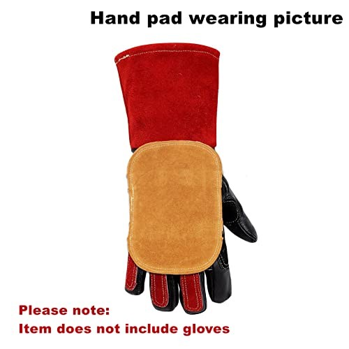 Welding Hand Shield High Temperature Resistant Hand Pad Leather Heat Shield