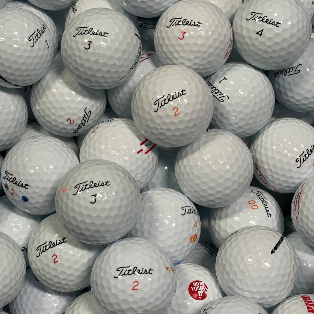 72 Titleist Assorted Mix White AAA Used Golf Balls 3A Value