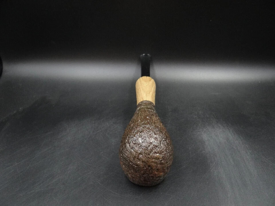 TURKIEWICZ BLACK OAK (MORTA) HAND MADE RHODESIAN PIPE 001