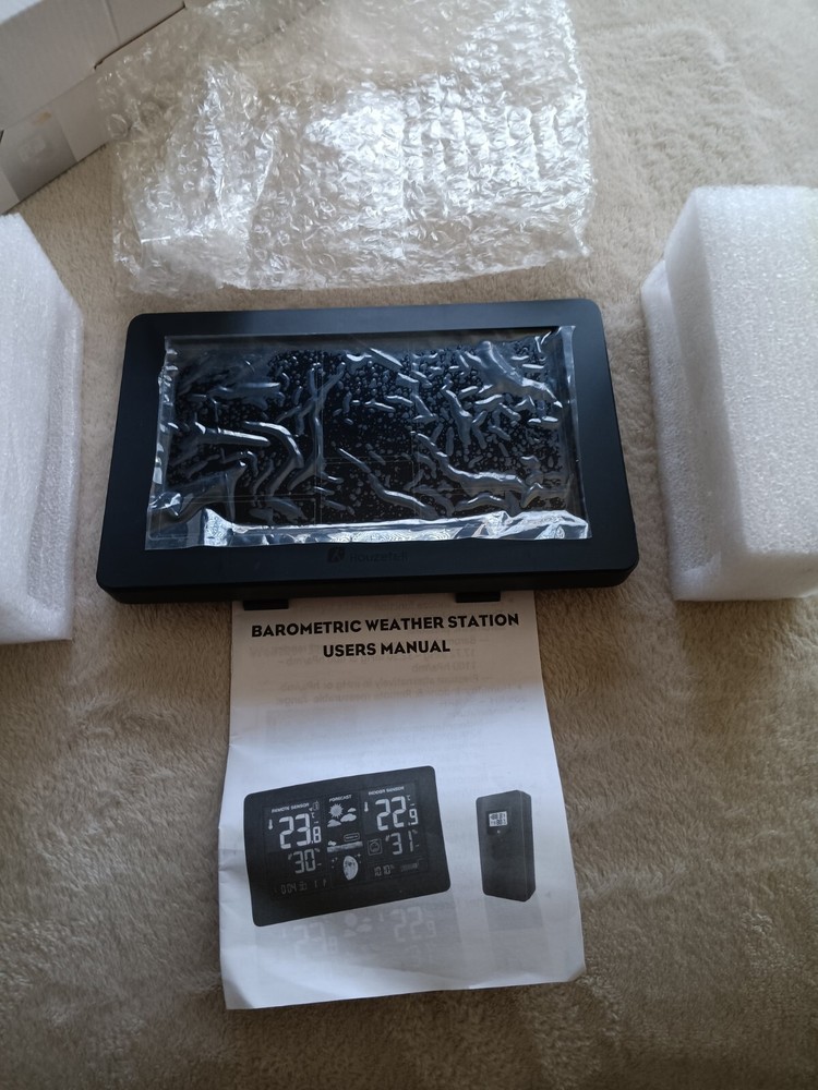 Digital Weather Station Forecast Wireless Sensor Colour Display. No Remote