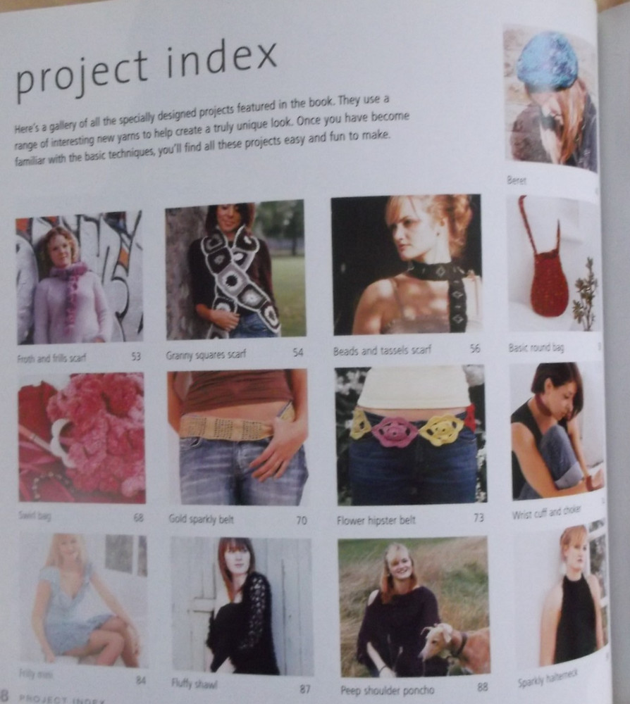 FUN and FUNKY CROCHET 30 projects patterns 2005 softcover