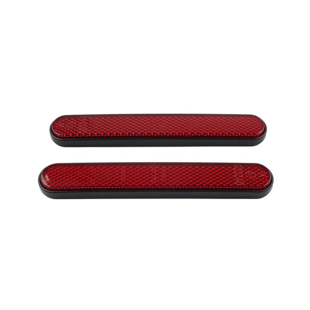 2PCS Universal Front Rear Fork Leg Reflective Reflector Sticker For Harley