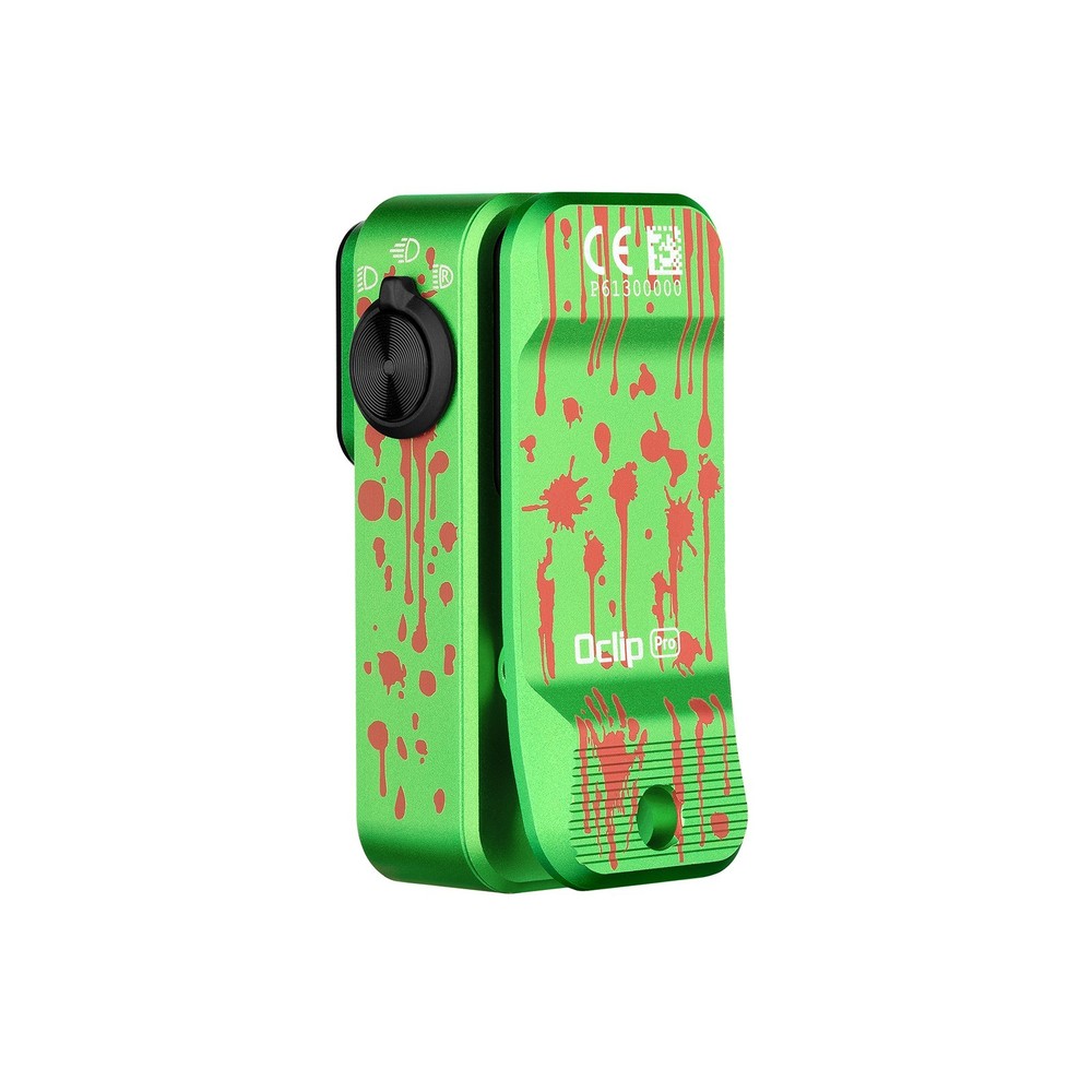 Olight Oclip Pro Zombie Green & Perun 3 Mini Ghost Blaze Flashlights Bundle
