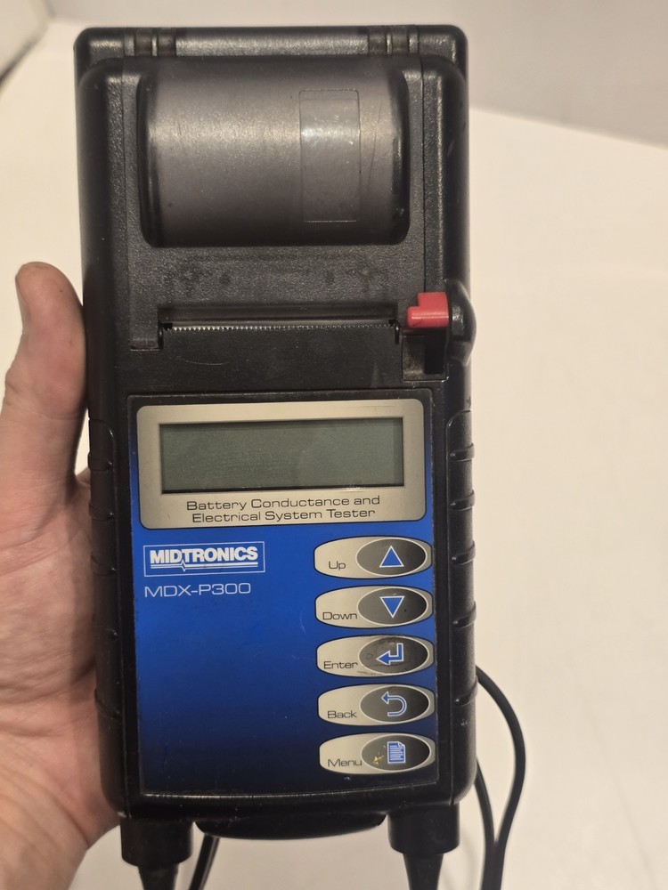 Midtronics mdx-p300 12v digital battery / electrical system tester w/ printer