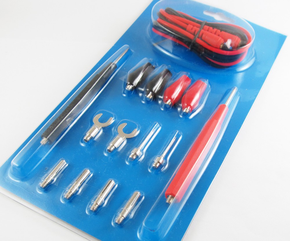 1 Set Multi Digital Universal Test Lead Probe Cable Set 16pcs For Multimeter