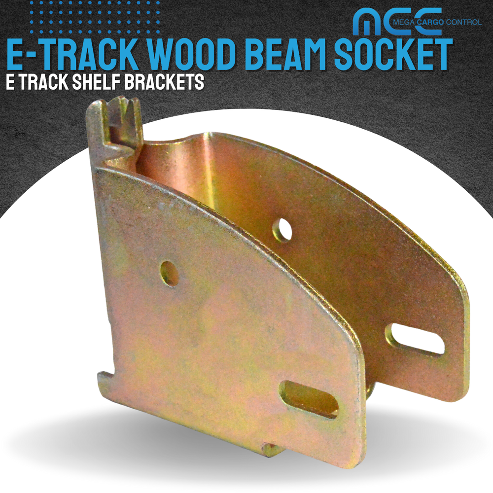 8 Pack E Track Wood Holder Beam Sockets for Cargo Enclosed Trailer Truck Van