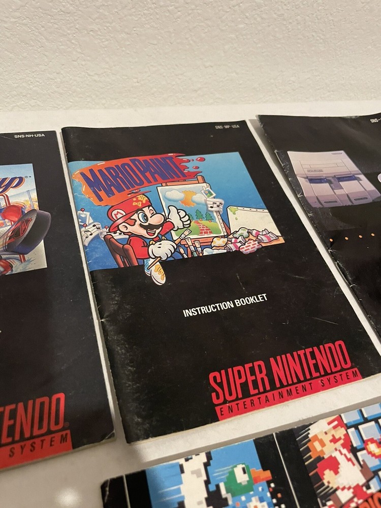 Nintendo Manual Lot