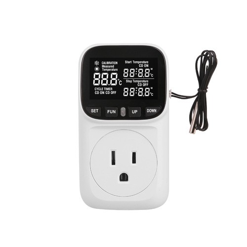 Digital Thermostat Temperature Controller Heating Cooling Greenhouse & Incubator