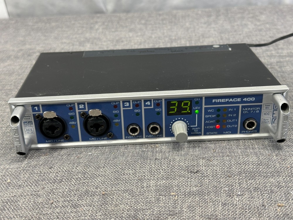 Fireface 400 FireWire Audio Interface, Phantom Power, MIDI, 2 Mic Inputs Germany