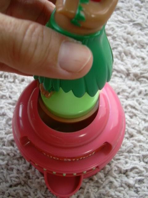 Flix Disney Lilo & Stitch Candy Bobber Dispenser Works EUC Hula Dancing Runts