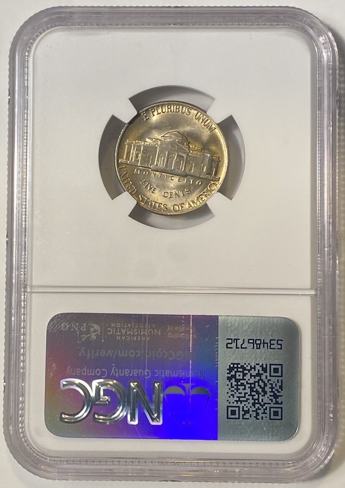 🔥1977 D Jefferson Nickel 5C NGC MS 66🔥