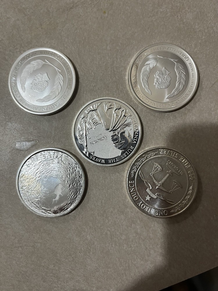 Random Silver Rounds .999 Silver 1 Oz Coins