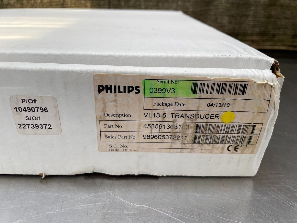Philips VL13-5 Broadband Linear Volume Array Transducer Probe