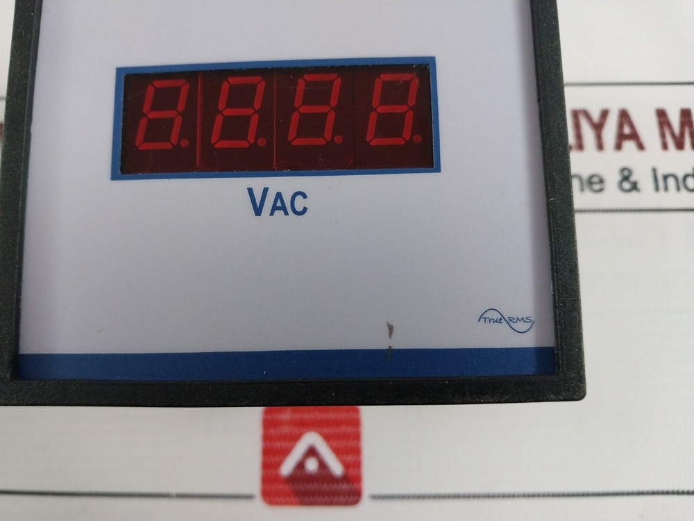 AE Digital AC Single Phase Voltmeter 0-600 Vac