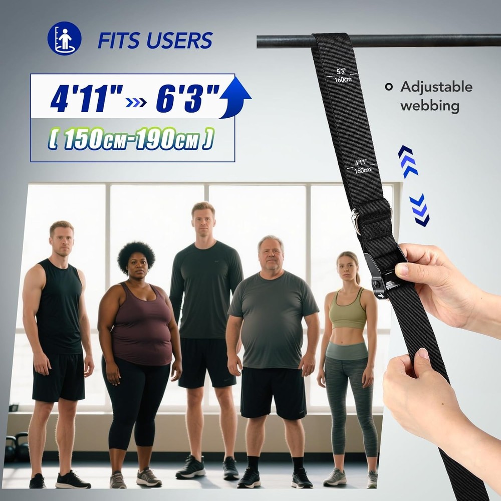 Pull Up Assist Band with Foot Pedal 80lbs