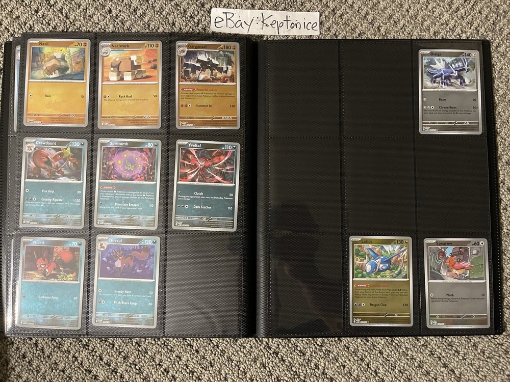 Pokemon TCG MEGA EVOLUTION NEAR COMPLETE BASE MASTER SET w/Binder