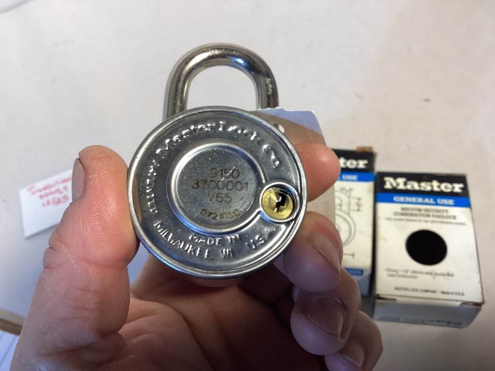 2 NOS Master #1252 combination padlocks
